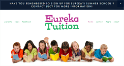 Desktop Screenshot of eurekatuition.co.uk