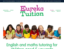 Tablet Screenshot of eurekatuition.co.uk